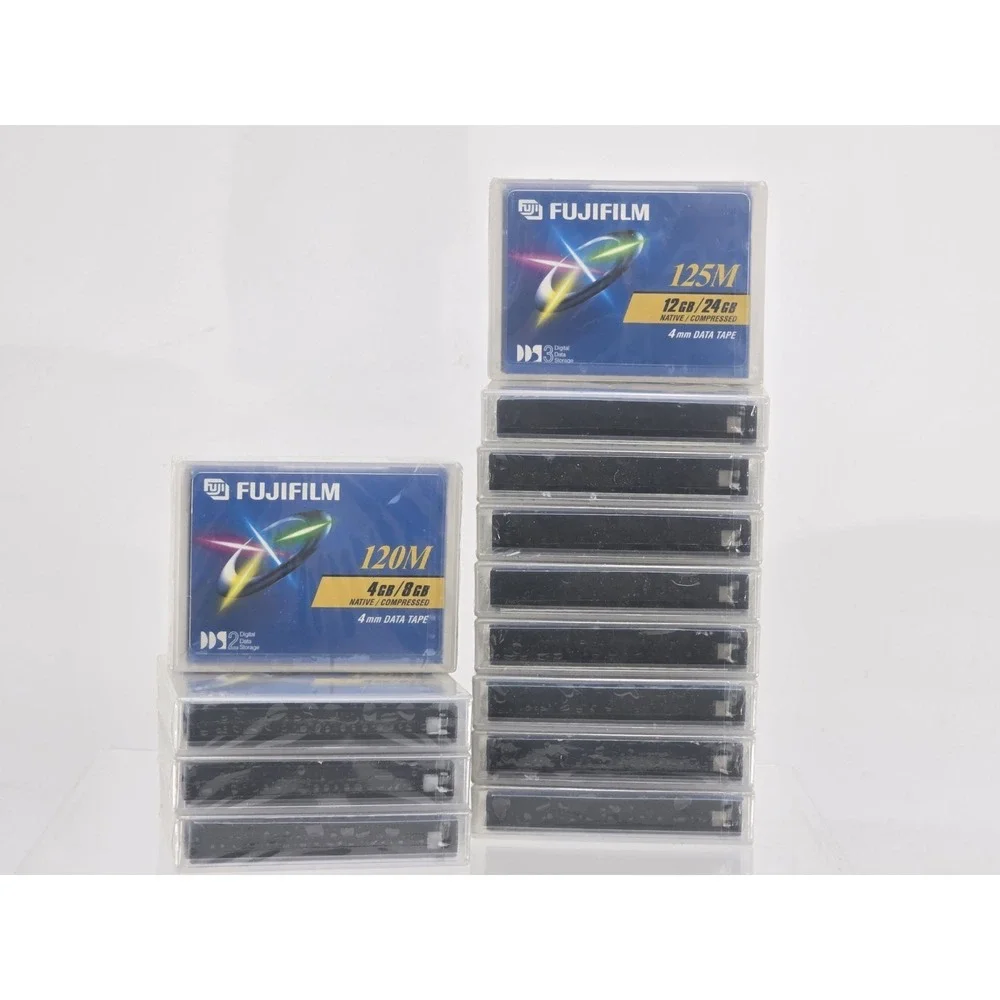 9 Fujifilm 125M & 4 120M DDS3 4mm Data Tape Digital Data Storage DDS3 Bundle